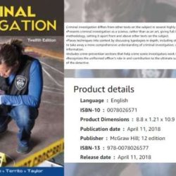 Criminal investigation 12th edition pdf free