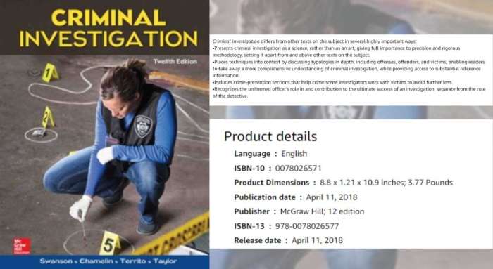 Criminal investigation 12th edition pdf free