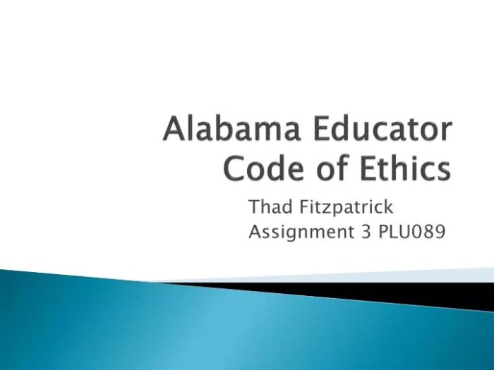 Alabama educator code ethics ppt powerpoint presentation