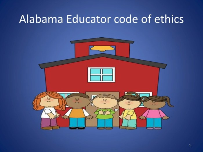 Alabama educator code of ethics