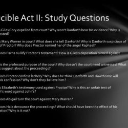 Answers to the crucible act 1