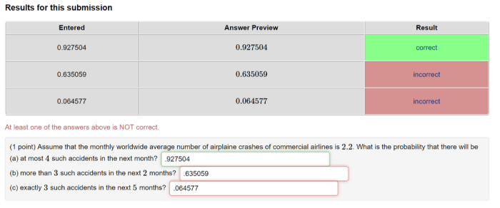 An airline claims that there is a 0.10 probability